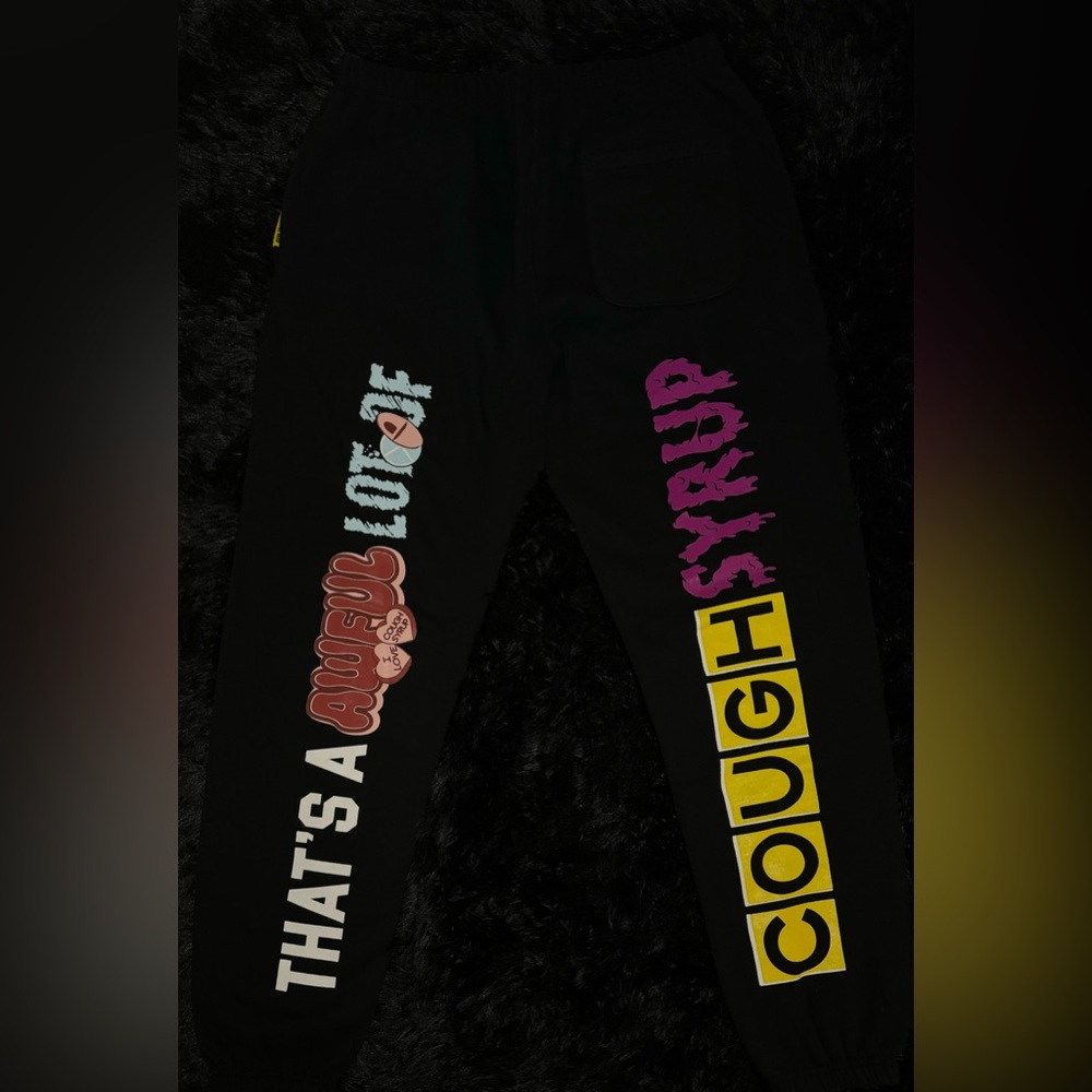 That’s A Awful Lot Of Cough Syrup Cupid valentines sweatpants XL by desto dubb